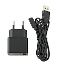 Opladningskabel NUINDIE EASY-CONNECT, inkl. Strømforsyningsenhed, 120cm, sort