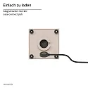 SIGOR battery table lamp NUTALIS MINI 8X8CM cube shape, CCT Switch, with touch dimmer, with charger, with wall mount IP54