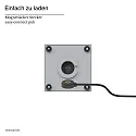 SIGOR battery table lamp NUTALIS MINI 8X8CM cube shape, CCT Switch, with touch dimmer, with charger, with wall mount IP54
