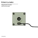 SIGOR battery table lamp NUTALIS MINI 8X8CM cube shape, CCT Switch, with touch dimmer, with charger, with wall mount IP54