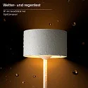 Batteri bordlampe VELUNA up / down, CCT Switch, sæt med 1, med touch-dæmper IP44, nat sort dæmpbar