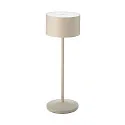 battery table lamp VELUNA up / down, CCT Switch, set of 1, with touch dimmer IP44, dune beige dimmable