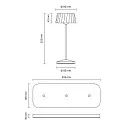 SIGOR Batteri bordlampe FACETTA down, CCT Switch, sæt med 3, med touch-dæmper IP44, snehvide dæmpbar