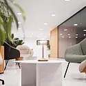 Batteri bordlampe NUMOTION CCT Switch, med touch-dæmper IP54, pulverlakeret, nat sort dæmpbar