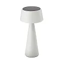 battery table lamp SOLINO IP44, snow white dimmable