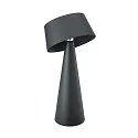 SIGOR Batteri bordlampe SOLINO IP44, grafit grå dæmpbar
