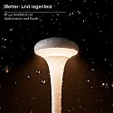 SIGOR Batteri bordlampe NUDROP CCT Switch, med touch-dæmper IP54, grafit grå dæmpbar
