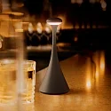 SIGOR battery table lamp NUDROP MINI CCT Switch, with touch dimmer IP54, night black dimmable