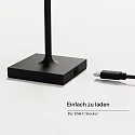 SIGOR battery table lamp NUINDIE POCKET USB-C up / down, with USB connection, CCT Switch, with touch dimmer IP54, night black dimmable