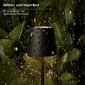 SIGOR battery table lamp NUINDIE POCKET USB-C up / down, with USB connection, CCT Switch, with touch dimmer IP54, night black dimmable