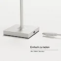 SIGOR battery table lamp NUINDIE POCKET USB-C up / down, with USB connection, CCT Switch, with touch dimmer IP54, snow white dimmable