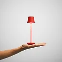 SIGOR battery table lamp NUINDIE POCKET USB-C up / down, with USB connection, CCT Switch, with touch dimmer IP54, fire red dimmable
