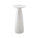 Batteri bordlampe NUFLAIR CCT Switch, med touch-dæmper, perforeret IP54, snehvide dæmpbar