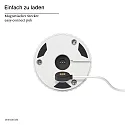 SIGOR Batteri bordlampe NUFLAIR CCT Switch, med touch-dæmper, perforeret IP54, snehvide dæmpbar