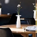 SIGOR Batteri bordlampe NUFLAIR CCT Switch, med touch-dæmper, perforeret IP54, snehvide dæmpbar