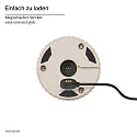 SIGOR battery table lamp NUFLAIR CCT Switch, with touch dimmer, perforated IP54, dune beige dimmable