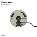 SIGOR Batteri bordlampe NUFLAIR CCT Switch, med touch-dæmper, perforeret IP54, salviegrøn dæmpbar