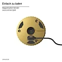SIGOR Batteri bordlampe NUFLAIR CCT Switch, med touch-dæmper, perforeret IP54, guld dæmpbar
