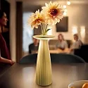 SIGOR Batteri bordlampe NUFLAIR CCT Switch, med touch-dæmper, perforeret IP54, guld dæmpbar