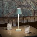 Batteri bordlampe NUINDIE USB-C rund, CCT Switch, med touch-dæmper IP54