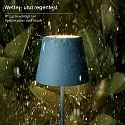 SIGOR battery table lamp NUINDIE USB-C up / down, with USB connection, CCT Switch, with touch dimmer IP54, dolphin blue dimmable