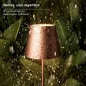 SIGOR battery table lamp NUINDIE USB-C up / down, with USB connection, CCT Switch, with touch dimmer IP54, bronze anodised dimmable
