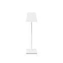 SIGOR Batteri bordlampe NUINDIE USB-C firkantet, CCT Switch, dæmpbar IP54, snehvide dæmpbar