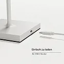 SIGOR battery table lamp NUINDIE MINI USB-C up / down, with USB connection, CCT Switch, with touch dimmer IP54, snow white dimmable