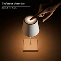SIGOR battery table lamp NUINDIE MINI USB-C up / down, with USB connection, CCT Switch, with touch dimmer IP54, dune beige dimmable