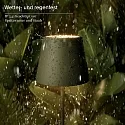 SIGOR battery table lamp NUINDIE MINI USB-C up / down, with USB connection, CCT Switch, with touch dimmer IP54, pine green dimmable