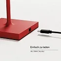 SIGOR battery table lamp NUINDIE MINI USB-C up / down, with USB connection, CCT Switch, with touch dimmer IP54, fire red dimmable