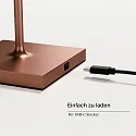 SIGOR battery table lamp NUINDIE MINI USB-C up / down, with USB connection, CCT Switch, with touch dimmer IP54