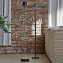 SIGOR battery floor lamp NUINDIE USB-C up / down, with USB connection, CCT Switch, with touch dimmer IP54, graphite grey dimmable