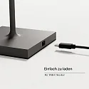 SIGOR battery floor lamp NUINDIE USB-C up / down, with USB connection, CCT Switch, with touch dimmer IP54, graphite grey dimmable