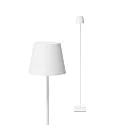 SIGOR battery floor lamp NUINDIE USB-C up / down, with USB connection, CCT Switch, with touch dimmer IP54, snow white dimmable