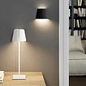 SIGOR Batteri bordlampe NUINDIE TANGO med USB tilslutning, CCT Switch, med touch-dæmper, magnetisk montering IP20, snehvide dæmpbar
