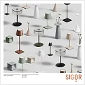 SIGOR battery table lamp NUINDIE TANGO IP20, graphite grey dimmable