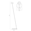 SIGOR battery floor lamp MAHINA USB-C (L) CCT Switch, with touch dimmer IP20, black dimmable