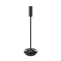 battery table lamp NUCANDLE with touch dimmer IP54, glossy, black dimmable