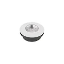 Indbygningslampe DILED 60 flad, stiv, Dim-To-Warm IP30, hvid dæmpbar 5W 300lm 2100-2700K 36° 36° CRI 95