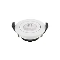 Indbygningslampe DILED 68 svingbar, Dim-To-Warm IP30, hvid dæmpbar 6W 360lm 2100-2700K 36° 36° CRI 95
