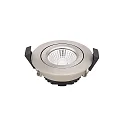 recessed luminaire DILED 68 swivelling, Dim-To-Warm IP30, steel dimmable 6W 360lm 2100-2700K 36° 36° CRI 95
