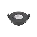 recessed luminaire DILED 68 swivelling IP20, black dimmable 6W 380lm 3000K 36° 36° CRI 95