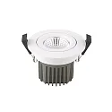 Indbygningslampe DILED 68 svingbar IP20, hvid dæmpbar 10W 640lm 2700K 36° 36° CRI 95