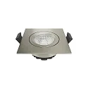 Indbygningslampe DILED firkantet IP20, stål dæmpbar 6W 370lm 2700K 45° 45° CRI 95