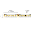 SIGOR LED Strip PRO LED, 18W/m, 3000K, 5m, 192 LED/m, IP20, 24V, 2288lm, Ra90