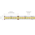 SIGOR LED Strip PRO LED, 21,6W/m, 4000K, 5m, 240 LED/m, IP20, 24V, 2877lm, Ra90