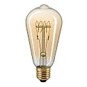 Glødepære EDISON SLIM CURVED E27 5,5W 470lm 2700K 300° CRI 80 dæmpbar