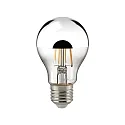 LED Filament Top spejlet Lyskilde, 8,5W, E27, 2700K, sølv, 900lm, dæmpbar