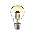 LED Spejllampe NORMALE, 7W, E27, 680lm, 2700K, dæmpbar, guld